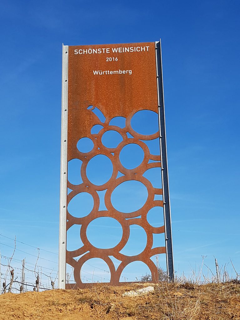 Skulptur Schönste Weinsicht in Württemberg
