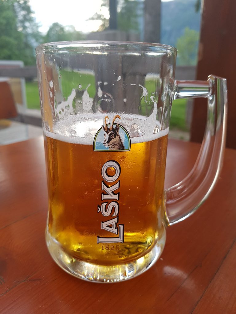 Slowenisches Bier Lasko