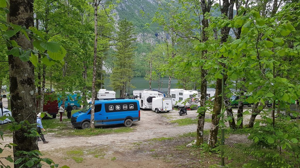 Campingplatz am Lake Bohinj