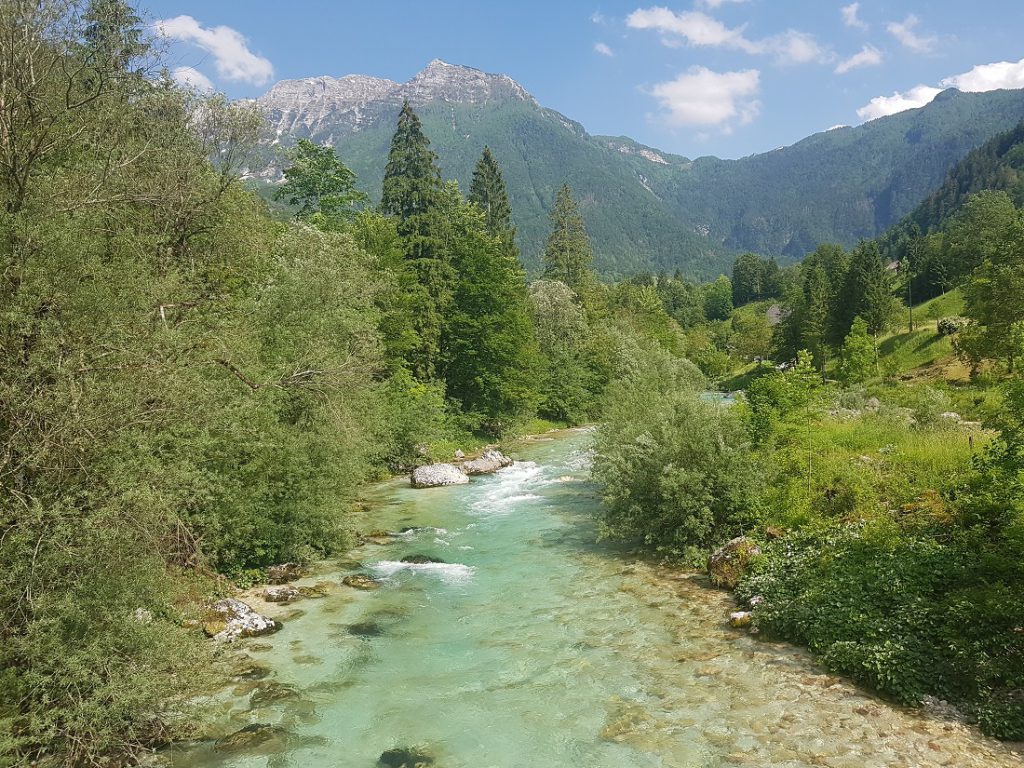Fluß in Slowenien