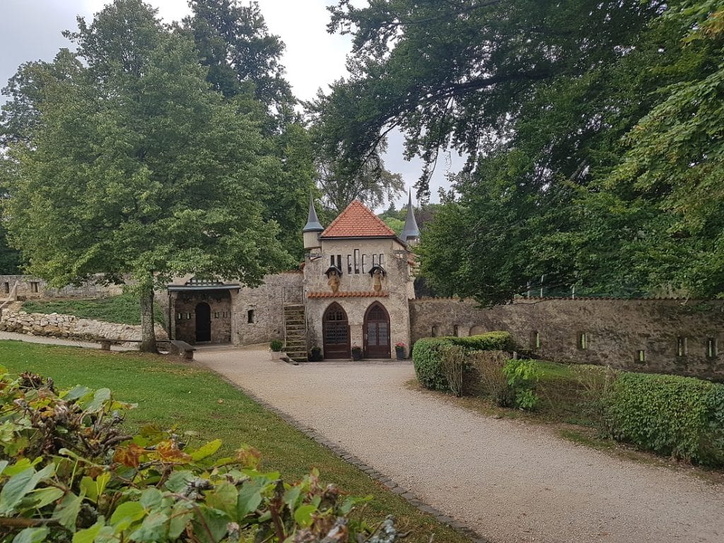 Innenhof der Schlossanlage