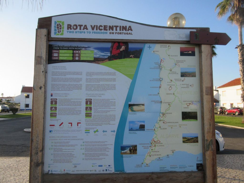 Informationstafel Rota Vicentina