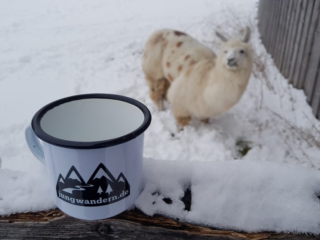 Alpaka und jungwandern-Tasse
