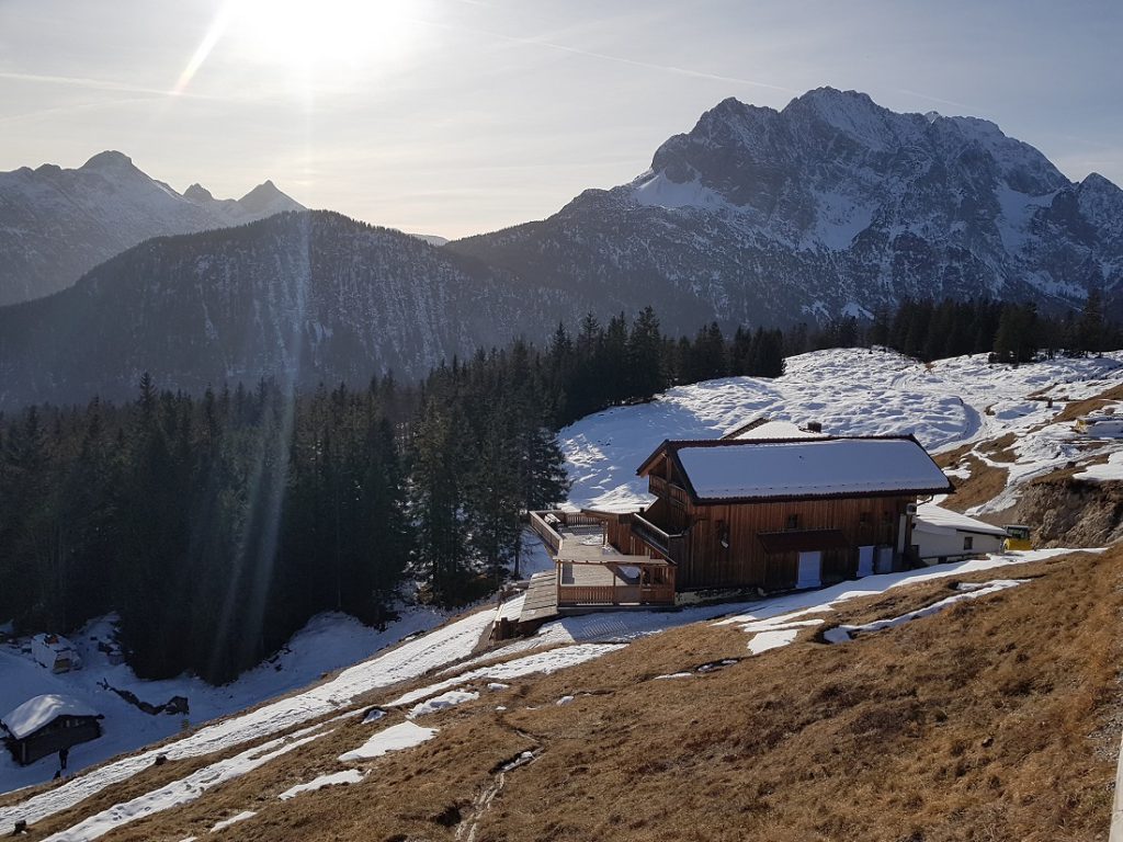 Berghütte auf dem Hohen Kranzberg