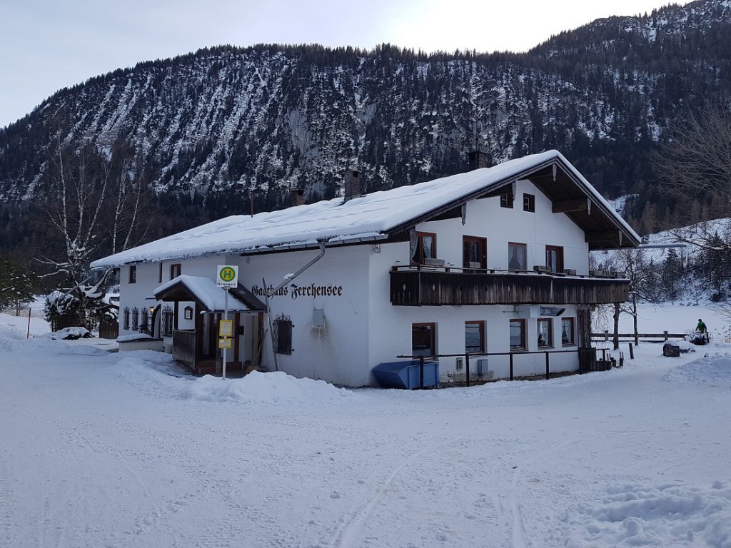 Gasthaus Ferchensee im Schnee
