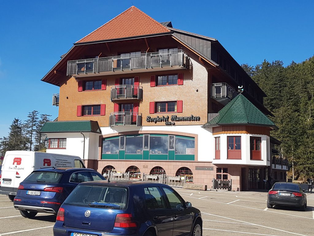 Berghotel Mummelsee mit Parkplatz