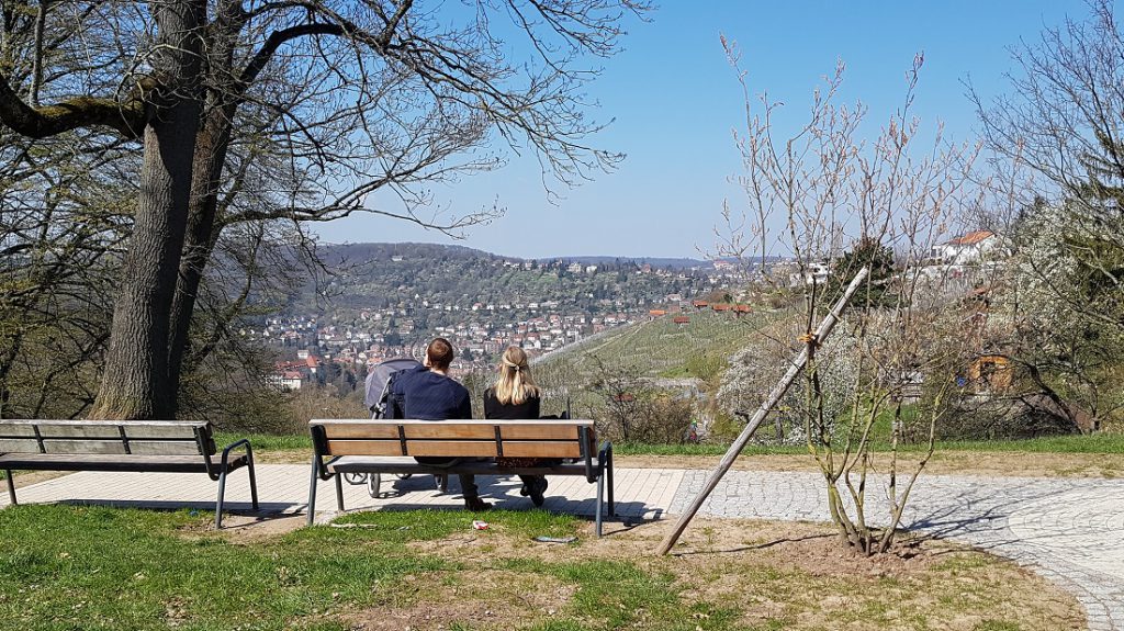 Aussichtspunkt Schimmelhüttenplatz mit Aussicht auf Stuttgart