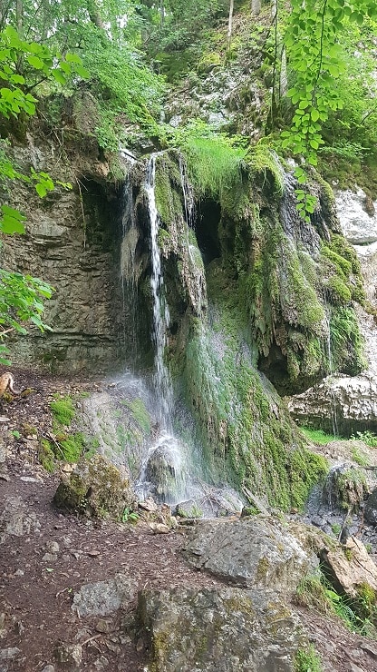 kleiner Wasserfall in der Schlucht