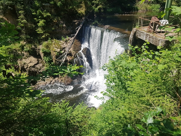 Wasserfall in der Wutachschlucht