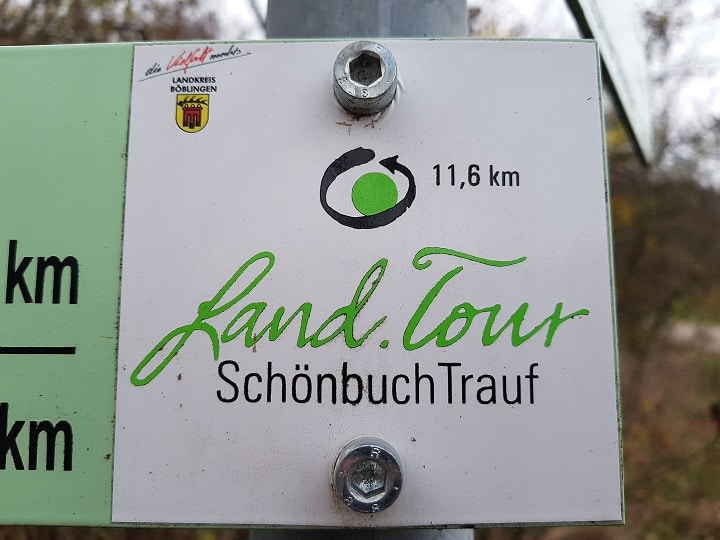 Wegmarkierung Landtour SchönbuchTrauf