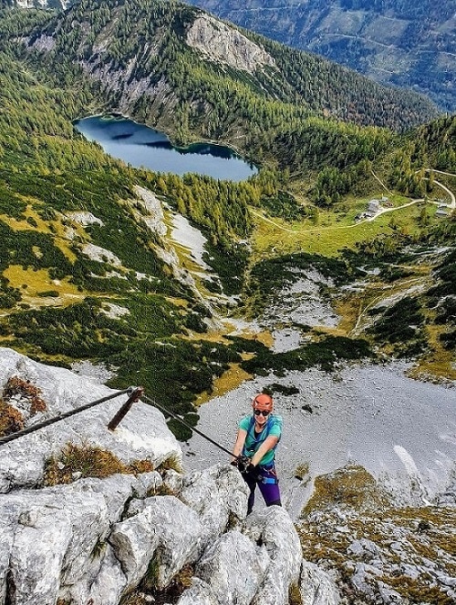 Klettersteig am Bergsee