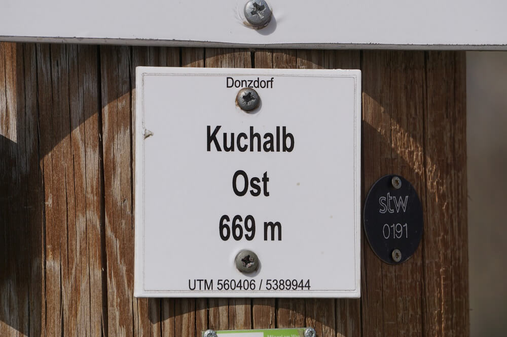Ortsschild Kuchalb