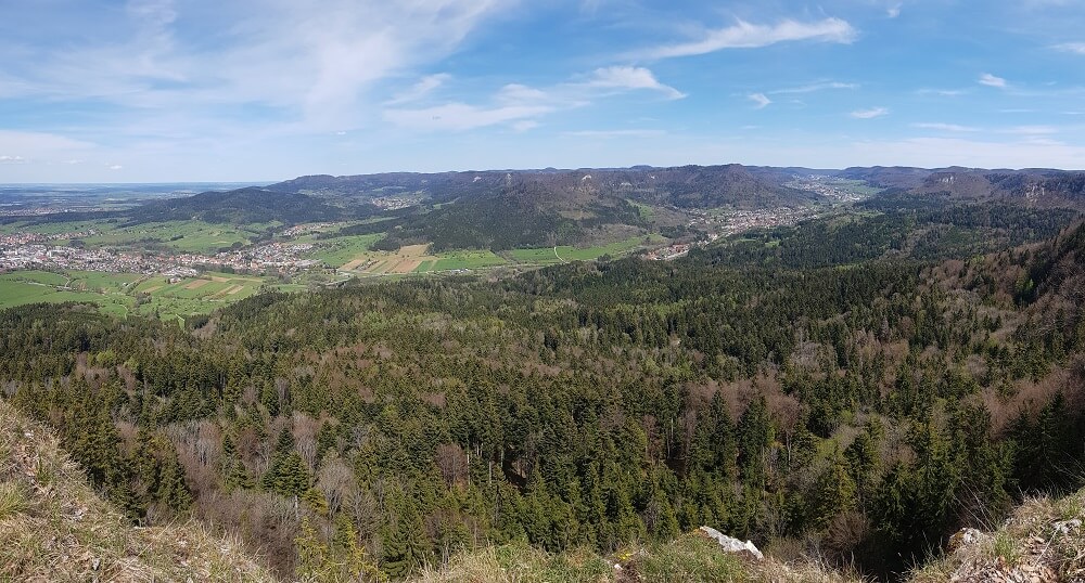 Aussicht vom Lochenstein-Hörnle-Rundweg