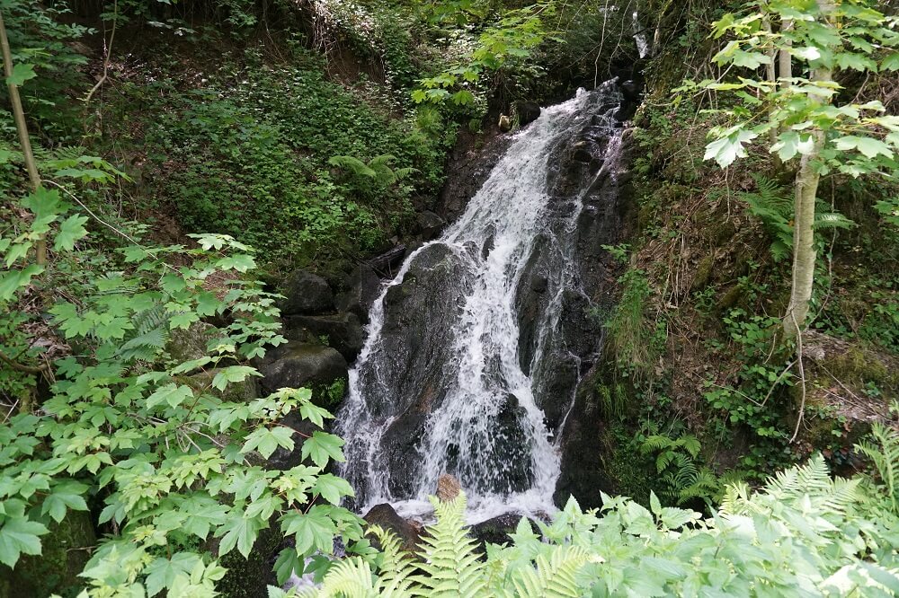 Mini Wasserfall am Wanderweg