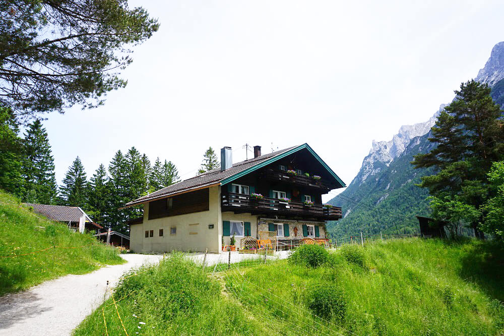 Berggasthof in den Alpen