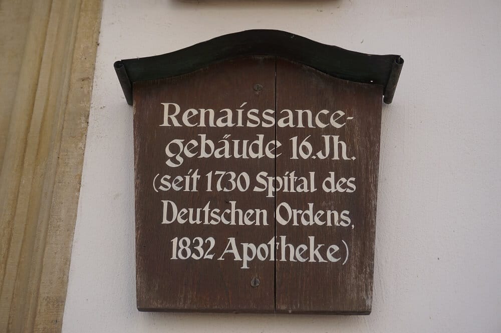 Renaissancegebäude beim Wandern nach Bad Wimpfen