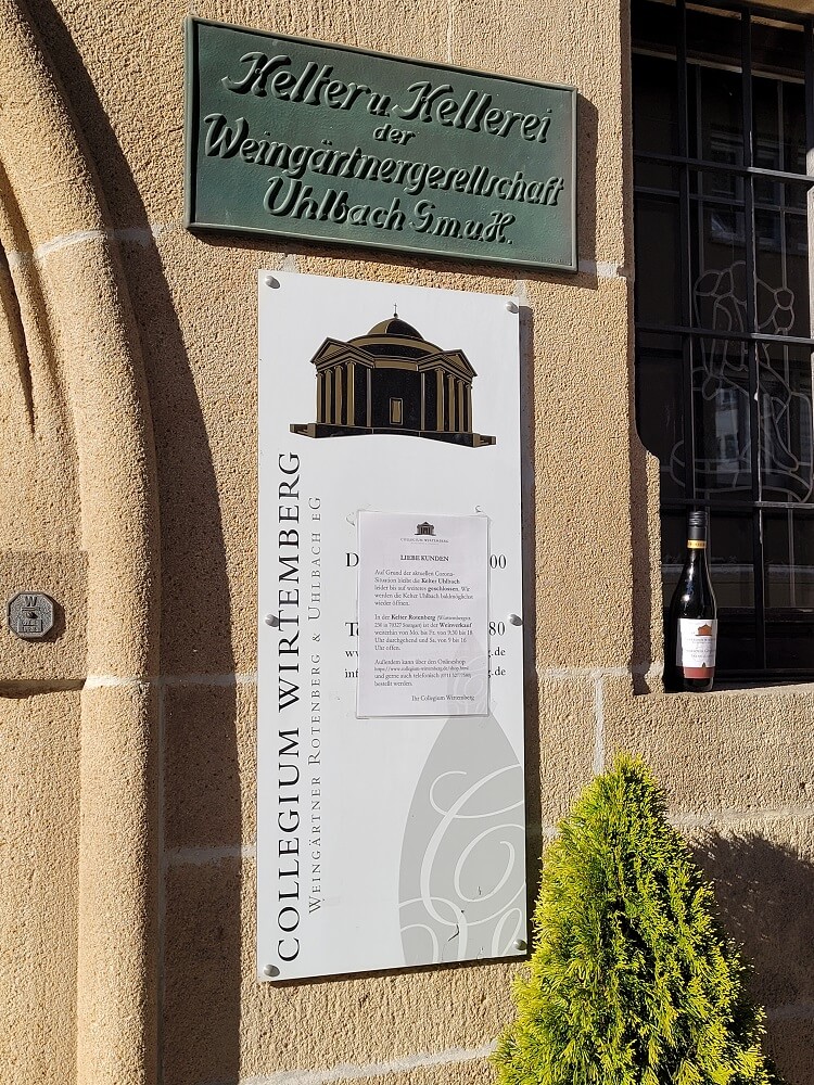 Eingang zum Collegium Wirtemberg