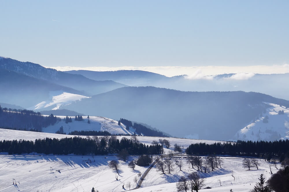 Nebeldecken über dem südlichen Schwarzwald