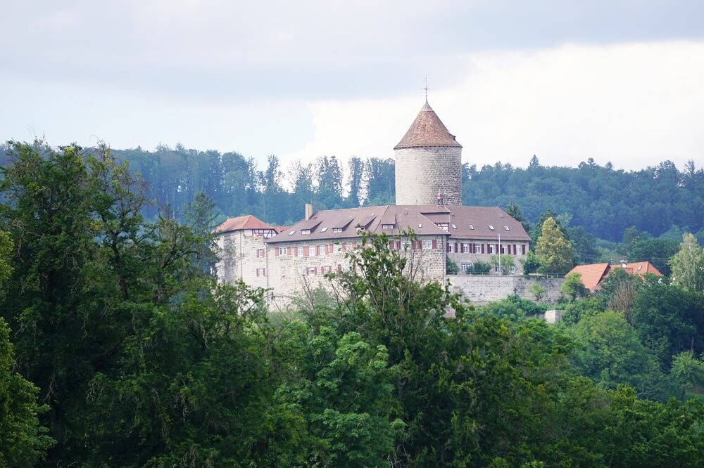 Blick auf die Burg Reichenberg
