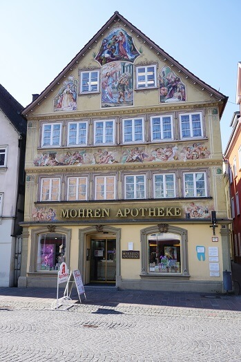 Altes Apotheken-Gebäude in Schwäbisch Gmünd