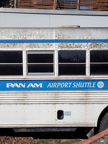 Alter Airport Shuttle von Pan Am