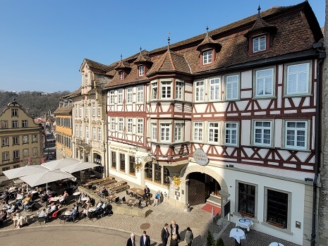 Fachwerkhaus in Schwäbisch Hall am Marktplatz