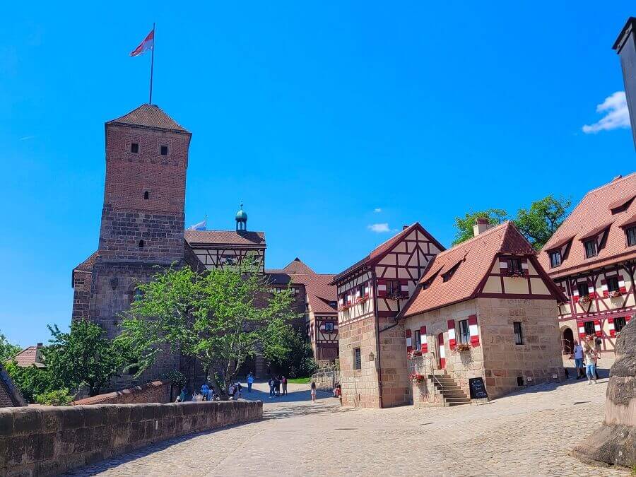 Burganlage in Nürnberg