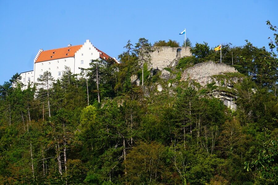 Schloss Rosenberg und Burgruine Rabenstein Schloss und eine Burgruine
