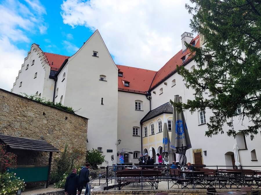Biergarten Schloss Rosenburg Biergarten an einem Schloss