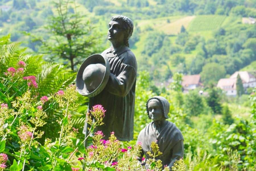 Wir haben nun die La Salette Gedenkstätte Bühl erreicht.