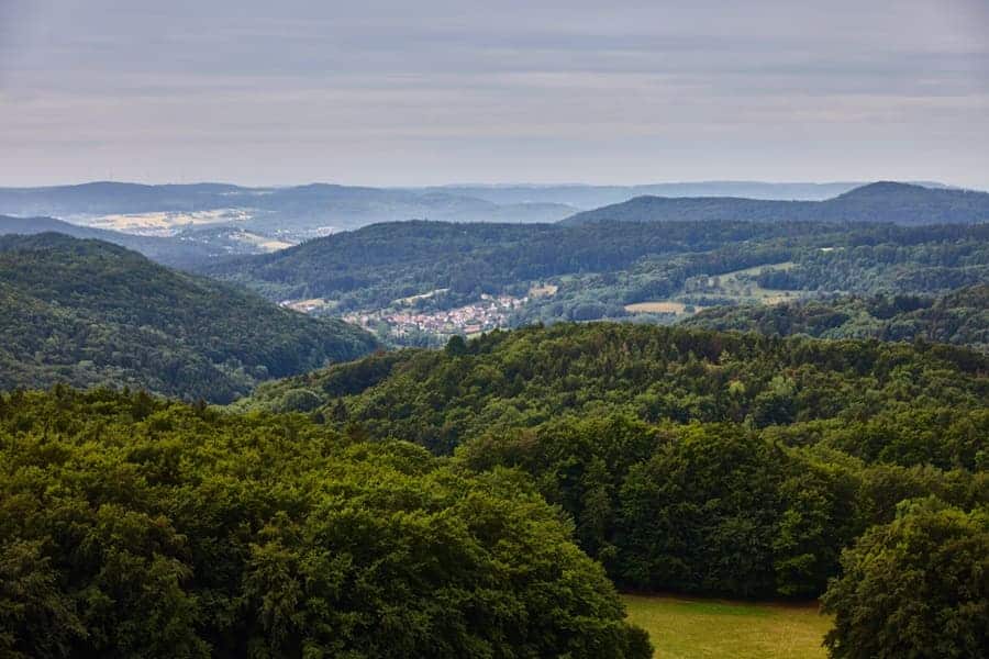 Bei guten Wetterverhältnissen habt ihr eine fantastische Weitsicht über das Nürnberger Land! (Foto: Frank Boxler)