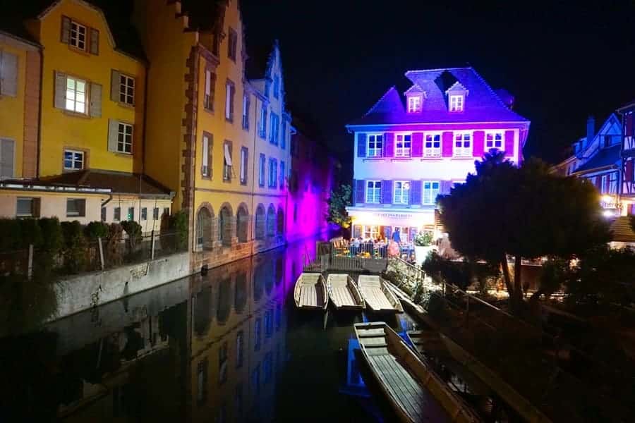 "Colmar by night": Wenn es Abend wird in einer der schönsten Städte im Elsass, versprüht die Altstadt einen ganz besonderen Charme.