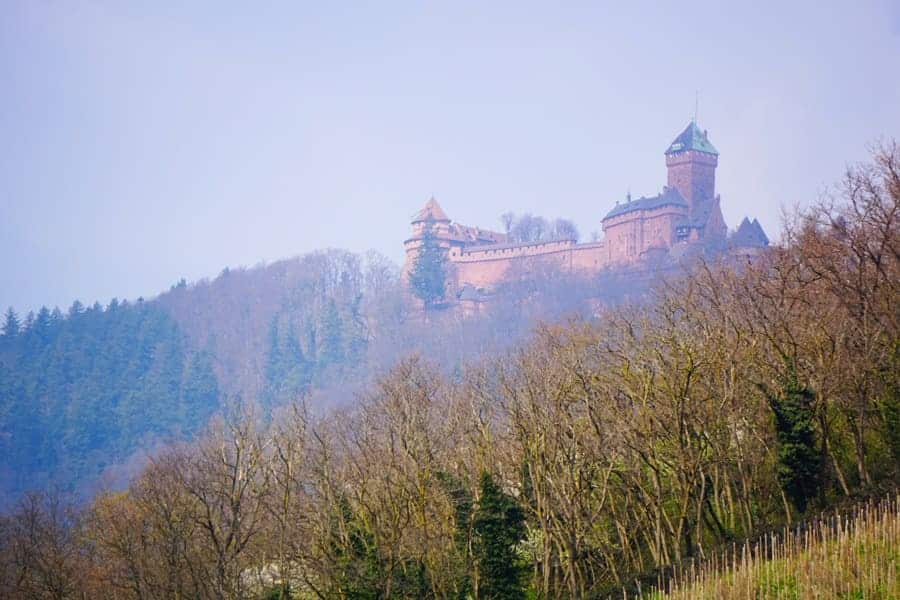 Heute werden wir bergauf zur Hohkönigsburg wandern. Die "Haut-Koenigsbourg" ist die bekannteste Burg im Elsass.