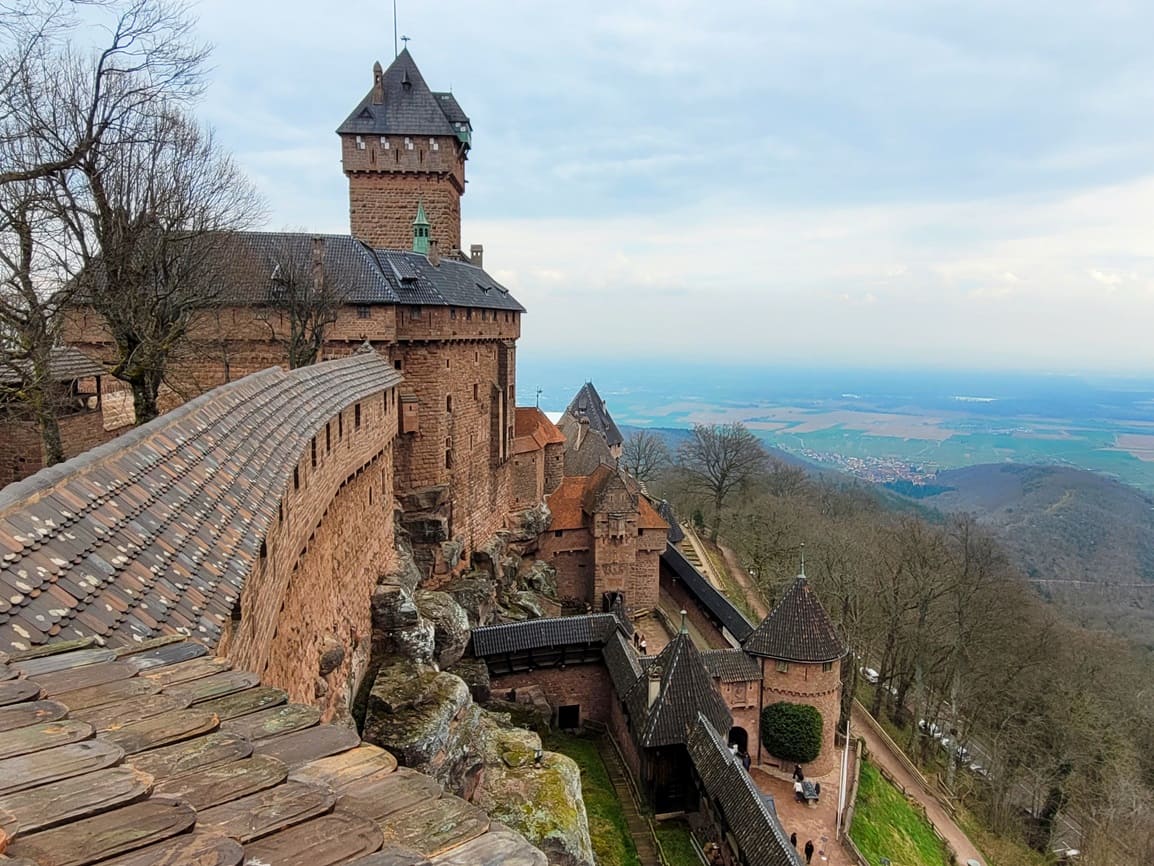 Burg mit schöner Aussicht